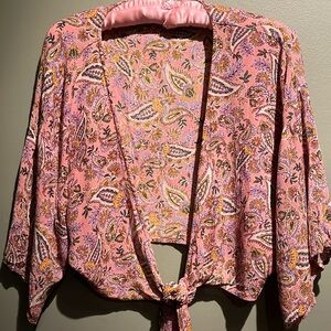 Patrons Of Peace Pink Paisley Wrap